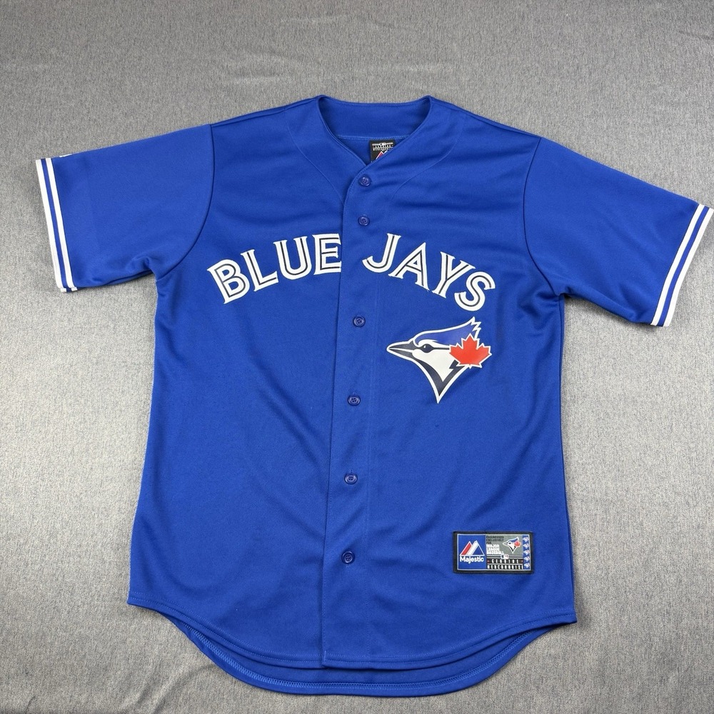 Jose Reyes Toronto Blue Jays MLB Baseball Jersey Majestic Blue Mens Size Medium
